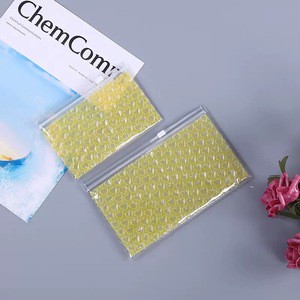 Semi- Transparent Custom Zipper Pouch Bags Swimwear Clothing Packaging Zip Lock Slider Bag Manufacturer