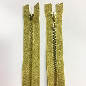 #5 Gold Teeth Gold Tape Plastic Resin Zipper for Clothing