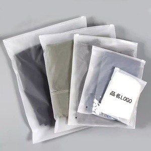Wholesale Factory Custom Printing Logo Packing Clear Frosted Zipper Lock #3 #5 Plastic Slider for Clothing and Bag