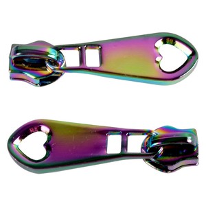 Wholesale Eco-Friendly Metal Decorative Zipper Puller Slider for Bags Luggage Makeup Bags