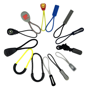 Newest Custom Color Soft PVC Rapid Clothing Rubber Plastic Silicone Zip Pullers Zipper Sliders