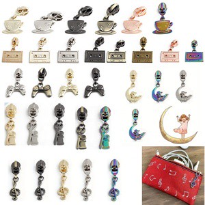 Wholesale Custom Hot Sale High Quality Easy to Install Plating Zipper Sliders Alloy 5# Nylon Zipper Sliders