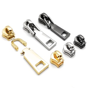 All Kinds of High Quality Electroplated Zipper Sliders Can Be Detachable Custom Zinc Alloy Puller