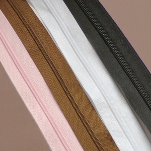 Wholesale Nylon Long Chain Zipper Rolls Custom Bags & Garments China Manufacturer Yiwu Factory White Black No.3# 5# 7# 8# 10#