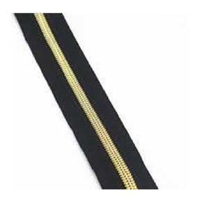 Wholesale OZL GMA Open-End #5 Gold Teeth Nylon Zipper with Auto Lock OKEOTEX 100 STANDARD for Clothing and Accessories