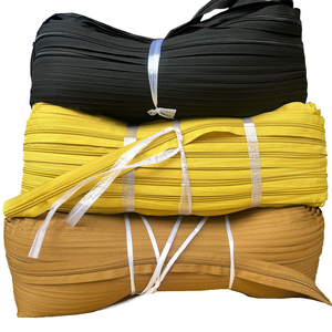 Infinite Length Eco-Friendly Nylon Auto Lock Slider Zipper Thick Colorful Used in Pen Pouches Luggage Handbags Bulk Packaging