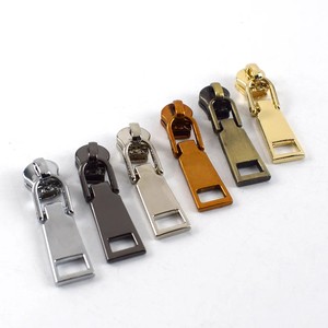 Meetee ZT149 5# Nylon Tooth Double Section Slider Zipper Puller DIY Sewing Handbag Hardware Accessories