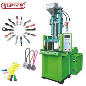 TAIWANG Zipper Diy Pvc Zipper Puller Head Making Vertical Injection Machine From China