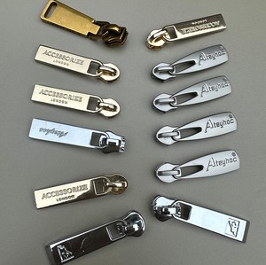 Wholesale Zinc Alloy Zipper Slider Head One Pair Zipper Slider Metal Head for Bag Schoolbag Coat Clothes Zipper Head Slider