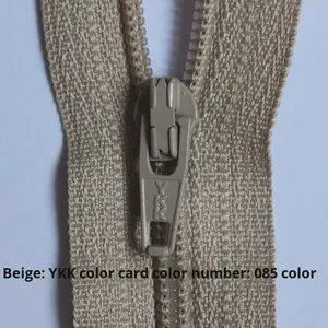 For YKK No. 3 Genuine Nylon Zipper Plastic Workwear Clothing Zipper for Pants & Quilt Cover Manufactured by Zipper Sliders