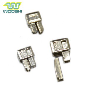 Nickel-Plated Pin Lock Slider 5# Metal Zinc Alloy Zipper Insertion Zip Accessories for 10 Kg Bags