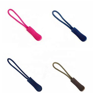 Hot Sale Removable Colorful Zipper Puller for Bag Custom Hot Sale Anti-skidding Zipper Pull Cord Rope Zipper Puller