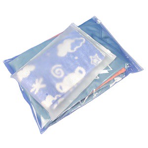 Custom Logo Printed Matte Frosted Waterproof Zipper Lock Plastic Bags for Socks Underwear Clothing-T-Shirt Bag Custom Color Size