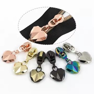 Deepeel XP074 5# Alloy Zippers High Level Nylon Zippers Customizable Zipper Puller Cloths Bags Accessories