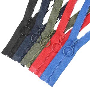 SAS New Arrival 3# 5# 8# 10# Open End Fermeture Eclair Tape Custom Logo Size Auto Lock Slider Plastic Resin Zipper for Bags