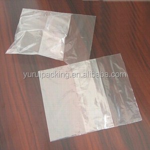 YURUI Cheap PE LDPE Plastic Food Grade Eco Friend Packaging Fold Top Sandwich Bag