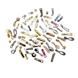 Factory Direct Sale Zinc Alloy Locomotive Resin Zipper Slider - Accessories for Bags, Shoes and Boots