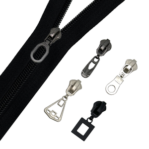 Auto Lock High Quality Metal Plated Gold Zipper Puller Custom Logo for Nylon Zipper Manufacturer Supply High-End Zipper Slider