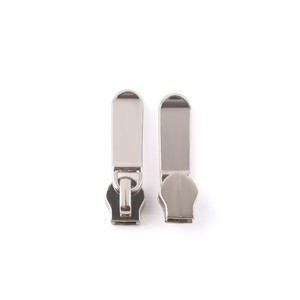 Factory Supply Custom Zipper Hardwarte Silver Zipper for Handbag Accessory Zipper Slider Garment and Boots Sewing Accessories