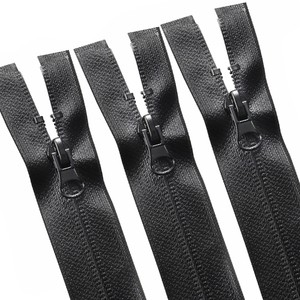 Factory Direct Custom Eco-Friendly Open-End Auto Lock Nylon Zippers 7-Day Sample Lead Time Waterproof for Jeans Home Textiles