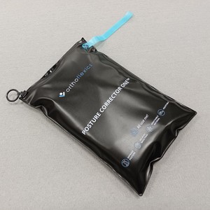 Waterproof PVC Custom Black Frosted Slider Zipper Pouch Packaging Zip Lock Bag Bikini Swimwear Clothes Sock Plastic Custom Brand