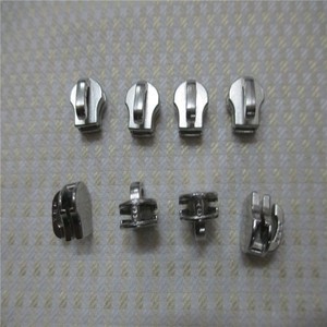 For Ykk Excella No. 3 Head Zipper Puller Original Imported Bright Silver Eco-Friendly Metal for Leather Goods Bags/Garments