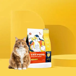 Custom Printed Plastic Aluminium Pouch Side Gusset Flat Bottom 1Kg 1.5Kg 2Kg Slider Zipper Packaging Pet Treat Dry Dog Food Bags