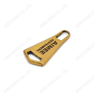 GRS Custom Made Luxury Metal Zipper Slider Puller Hot Selling for Handbags & Garments with Brand Logo