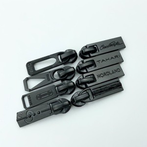 5# High Quality Custom Zipper Puller Zipper Pull Plastic Rubber Zipper Head Slider