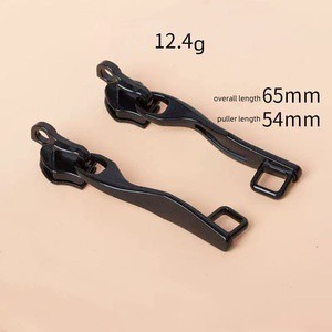 Custom Logo Luxury Nylon Zipper Luggage Accessories with Zinc Alloy Metal Head Keyhole Slider