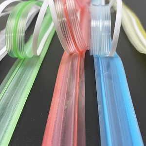 Factory wholesale cheap PE vacuum double monorail zipper waterproof bag sealing zipper