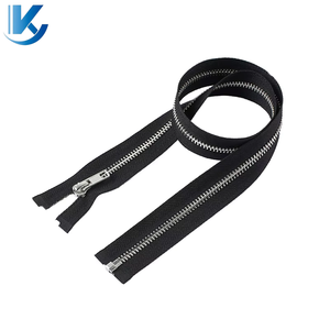 KOUYI Factory Wholesale Customized Personalized Metal Zippers Macaron Colored Tape Shimmering Zipper for Bags Jackets