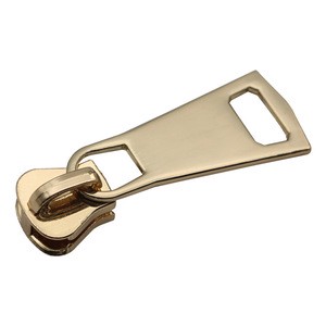 2025 Wholesale Personalized Zipper Custom New Cheap Non Lock Zipper Slider Metal Zip Pulls Metal Zipper Puller For Handbag
