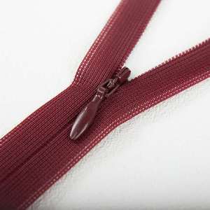 For YKK No.2 Invisible Water Drop Head Zipper 24 Inch Wedding Evening Dress Skirt with Genuine Silk & Mesh Edge Genuine for YKK