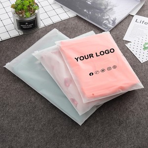 Custom Frosted EVA Zipper PVC Slider Zip Lock Bags Transparent for Clothing and Fur 1 MOQ for Screen Printing