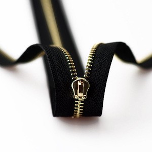 No.5 Multicolor Large Y Teeth Double Slider Luggage Zipper Explosion-Proof Brass Long Zipper for Garments Shoes Metal Zipper