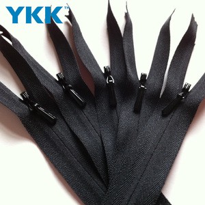 For YKK High Quality Custom 3cc Nylon Pillow Zipper with Invisible Close-end Zipper Sliders