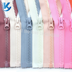 Wholesale KY 5# Resin Zipper Open End Color Clothing Accessories School Uniform Down Jacket