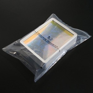 Custom Transparent PVC Clear Slider Zip Lock Bags Eco Friendly Recycled PE Zipper Packaging Bag With Logo for Garment Gift