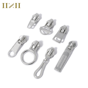Factory Price Custom Logo Metal Zipper Head Nylon Metal Zipper Slider and Puller