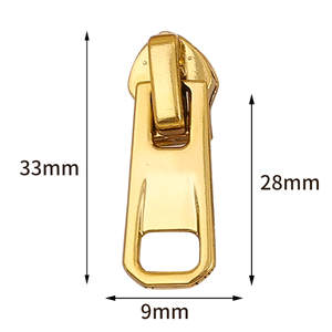 High Quality Custom Metal Zinc Alloy Luxury Zipper Pullers for Garment Handbags Customizable Zipper Sliders