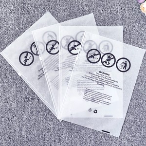 Wholesale Custom Printing Slider Zip Frosted Lock Plastic Bag Zipper Plastic Packaging Bag With Logo