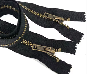 New Design Custom Length Home Textile Fireproof #5 #8 Open-End Brass Zipper Protective Safety Clothing Coverall Garment