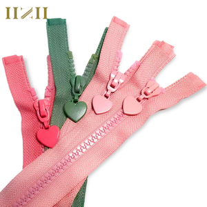 Source Factory Custom love Slider No. 5 Resin Zipper Multi-color Handbag Baby Clothes Cute Coat