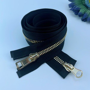 NO.5 Golden Diamond Teeth Plastic Full Zip Puller Slider for Bags & Garment Accessories