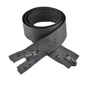 Wholesale Open End TPU Printed Zipper Waterproof Nylon and PU Water-Resistant Outdoor Jacket Material Plastic Zipper