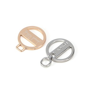 Antique Silver Custom Logo Metal Zipper Puller with Ring Slider Wholesale Design Metal Zipper Slider and Puller