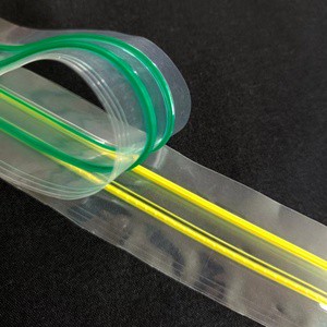 PE Material Vacuum Bag Zipper, Dual/ Single Track Design, Strong Waterproof Seal for Food Packaging