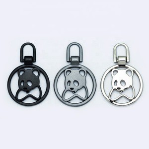 Own Design Custom logo Puller Metal Zipper Pull