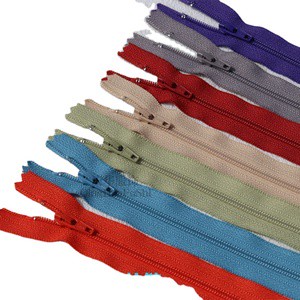 3# for YKK Plastic Nylon Closed Zipper Pants Invisible Feature Various Colors Available-582 Nylon Zipper